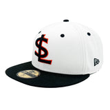 Salt Lake Occidentals White New Era On Field Orange Outline Fitted 5950