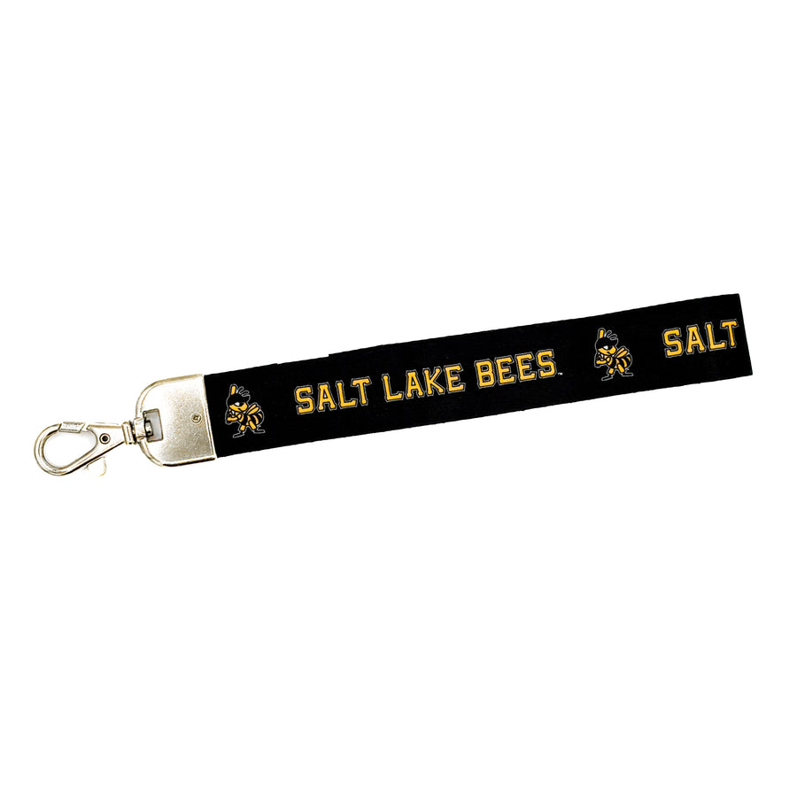 Salt Lake Bees Black PSG Primary Logo Wristlet