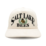 Salt Lake Bees Cream '47 Brand Corduroy Wreath Snapback Hitch
