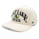 Salt Lake Bees Cream '47 Brand Corduroy Wreath Snapback Hitch