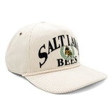 Salt Lake Bees Cream '47 Brand Corduroy Wreath Snapback Hitch