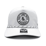 Salt Lake Bees White '47 Brand Performance Velcro Golfer Hitch
