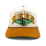 Salt Lake Bees Cream '47 Brand Wool Pomona Snapback Hitch