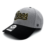 Salt Lake Bees Grey '47 Brand Heather Bees Script Adjustable MVP