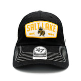Salt Lake Bees Black '47 Brand Carver Patch Trucker Adjustable Clean Up