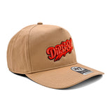 Utah Dirty Sodas Camel '47 Brand Red Script Snapback Hitch