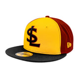 Salt Lake Bees Yellow New Era Gryffindor Red Tri-tone Harry Potter Fitted 5950