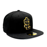 Salt Lake Bees Black New Era Fitted Authentic Collection On-Field Road SL 5950