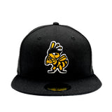 Salt Lake Bees Black New Era Fitted Authentic Collection On-Field Home Bumble 5950