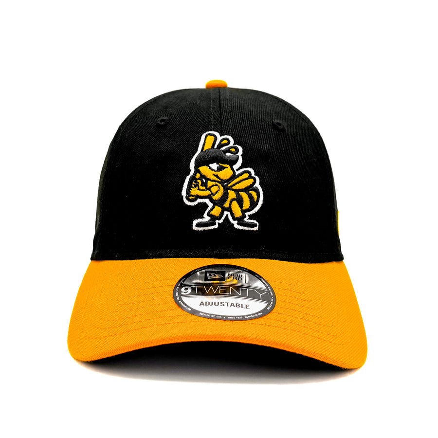 Salt Lake Bees Black New Era Adjustable Authentic Collection Home Two Tone Bumble 920