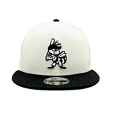 Salt Lake Bees Cream New Era Snapback Black & White Bumble 950