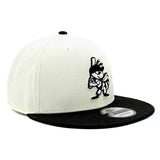 Salt Lake Bees Cream New Era Snapback Black & White Bumble 950