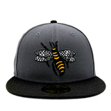 Salt Lake Bees Grey New Era Fitted 1920s Graphite Bee 5950