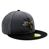 Salt Lake Bees Grey New Era Fitted 1920s Graphite Bee 5950