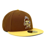 Salt Lake Bees Brown New Era Fitted Pastel Yellow Banana 5950