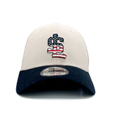 Salt Lake Bees Stone New Era Flex Fit 4th of July 2024 3930