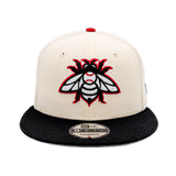Salt Lake Bees Cream New Era Two Tone Red Outline Alt Bee Snapback 950