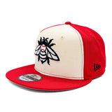 Salt Lake Bees Cream New Era Red Tritone Black Alt Bee Snapback 950