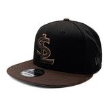 Salt Lake Bees Black New Era Wheat SL Snapback 950