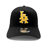 Los Angeles Angels Black New Era 1960 Yellow LA Snapback 940 A Frame
