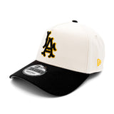 Los Angeles Angels Cream New Era 1960 Black LA Snapback 940 A Frame