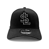 Salt Lake Bees New Era White Outline SL Snapback 940 A Frame