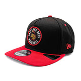 Salt Lake Bees Black New Era Red Primary Logo Snapback 950 A Frame