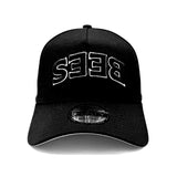 Salt Lake Bees Black New Era Upside Down Bees Script B&W Snapback 940 A Frame