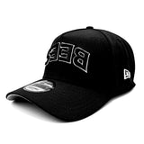 Salt Lake Bees Black New Era Upside Down Bees Script B&W Snapback 940 A Frame