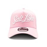 Salt Lake Bees Pink New Era White Script Snapback 940 A Frame