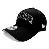 Salt Lake Bees Black New Era Upside Down SL Script B&W Snapback 940 A Frame