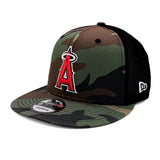 Los Angeles Angels Camo New Era Trucker Snapback 950