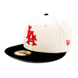Los Angeles Angels Cream New Era 1960 Red LA Fitted 5950