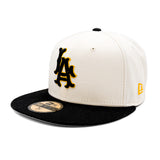 Los Angeles Angels Cream New Era 1960 Black LA Fitted 5950