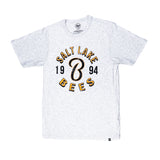 Salt Lake Bees White  '47 Brand Mens B Circle Tee
