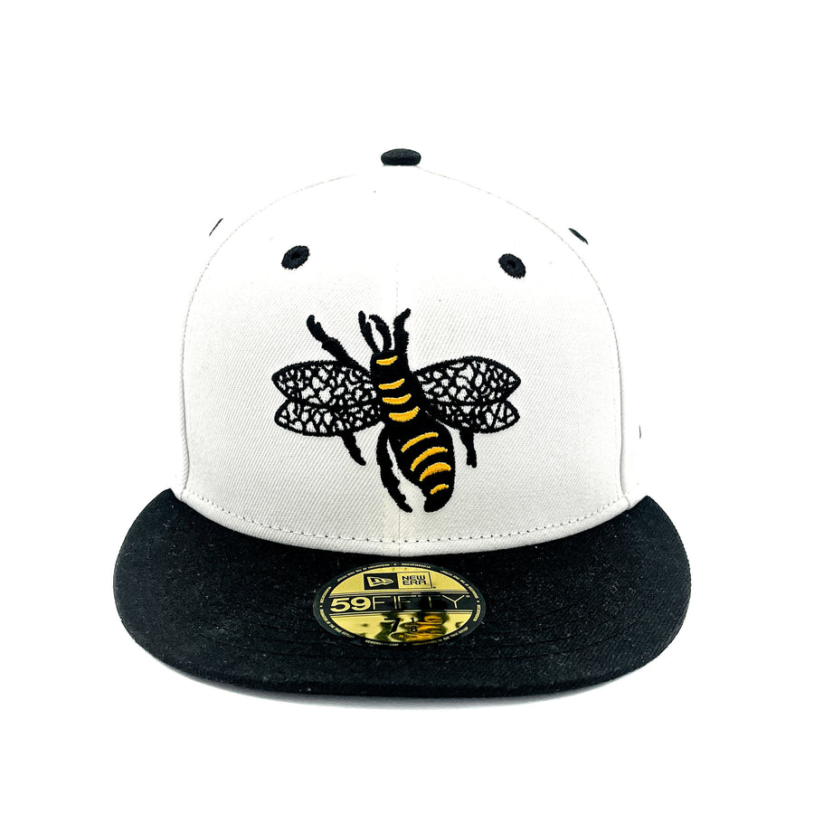Salt Lake Bees White New Era Fitted 1920s Bee 5950