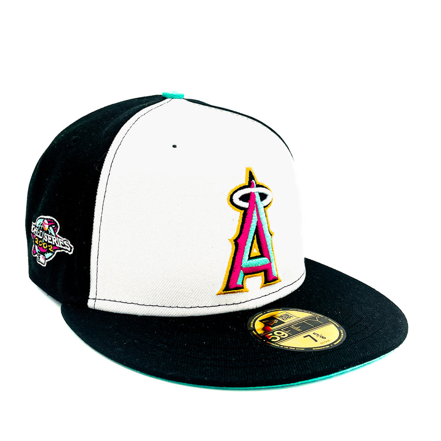 Los Angeles Angels White New Era Fitted 02 World Series Copa 5950