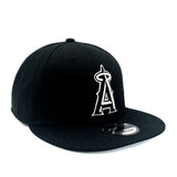 Los Angeles Angels Black New Era Snapback White Logo 950