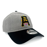 Abejas de Salt Lake Grey New Era Adjustable Copa Heather Grey 920