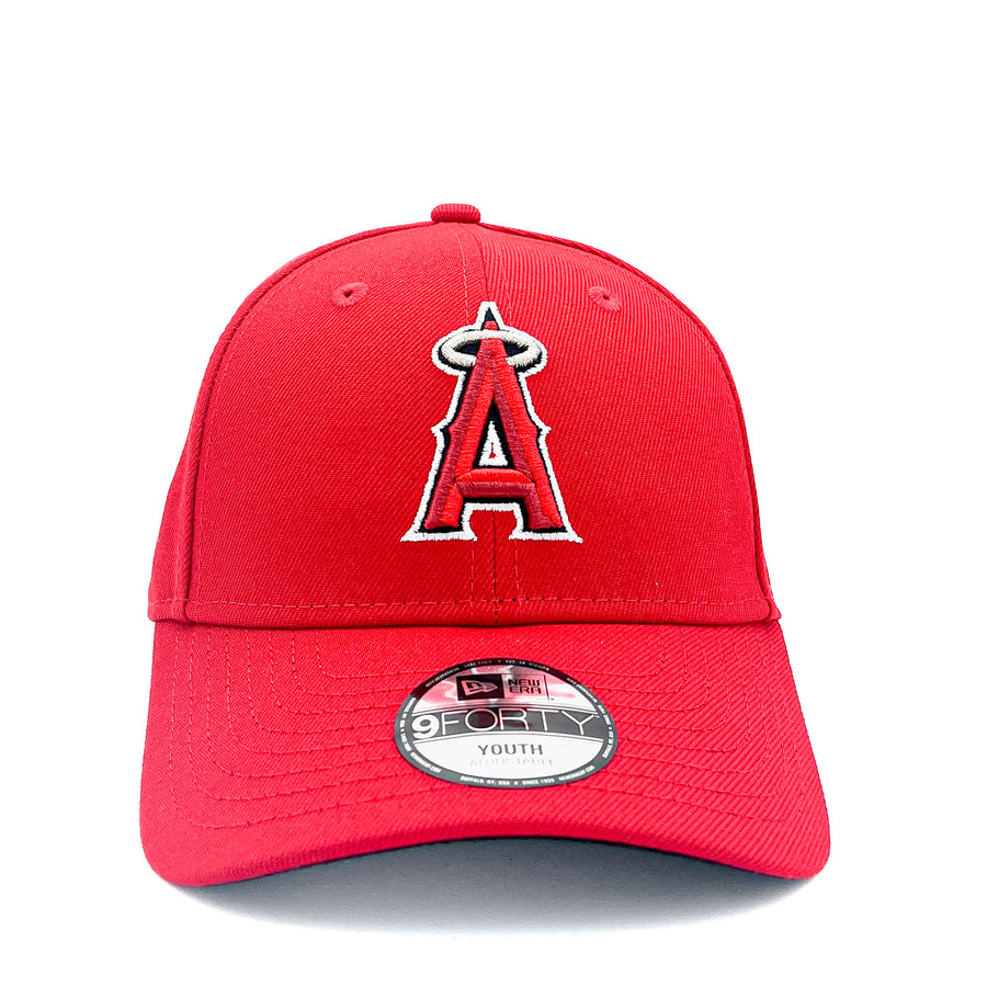 Los Angeles Angels Red New Era Adjustable Youth Velcro 940