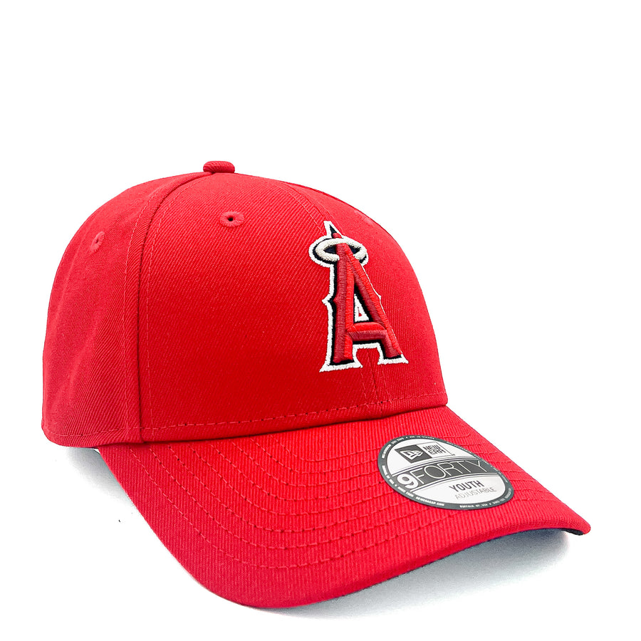 Los Angeles Angels Red New Era Adjustable Youth Velcro 940