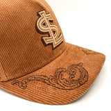Salt Lake Bees Brown New Era Corduroy Country Weekend Westerner Snapback 940 A Frame