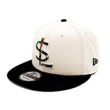 Salt Lake Bees Cream New Era Floral SL Snapback 950