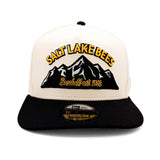 Salt Lake Bees Cream New Era Snapback Mountain Skyline Snapback 950 A Frame