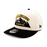 Salt Lake Bees Cream New Era Snapback Mountain Skyline Snapback 950 A Frame