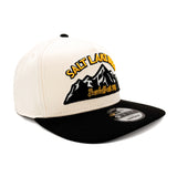 Salt Lake Bees Cream New Era Snapback Mountain Skyline Snapback 950 A Frame