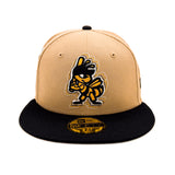 Salt Lake Bees Camel New Era Echo Bumble The Ballpark Side Patch Fitted 5950