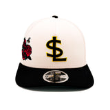 Salt Lake Bees Cream New Era Hearts N' Roses Modern Crown Snapback 940