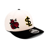 Salt Lake Bees Cream New Era Hearts N' Roses Modern Crown Snapback 940