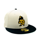 Salt Lake Bees Cream New Era Fitted Chrome Bumble 5950